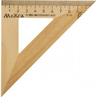 Треугольник деревянный 11см.Можга